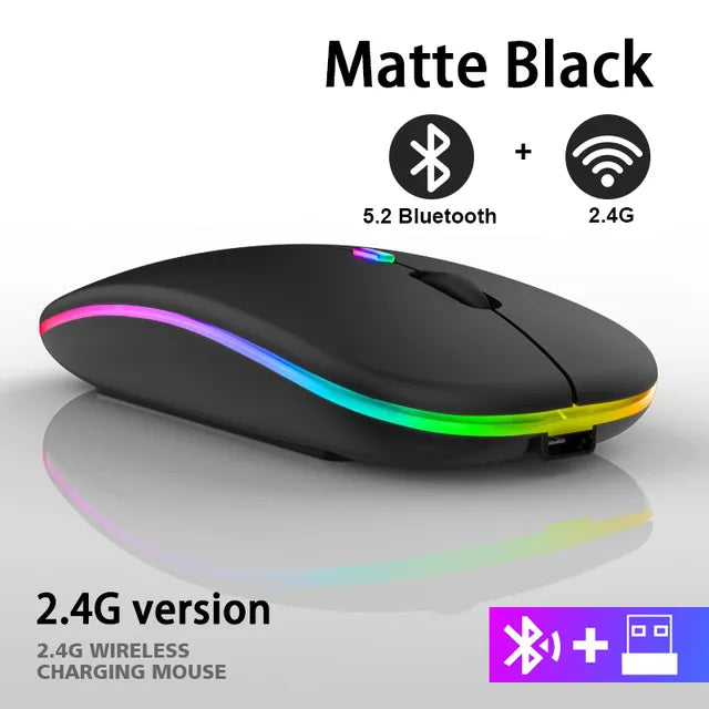 Trådlös LED-mus med laddbar Bluetooth – Eindhoven-modell