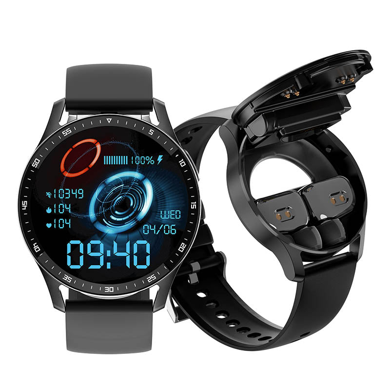SmartWatch ProConnect | Aktivitetsarmband med Bluetooth-hörlurar