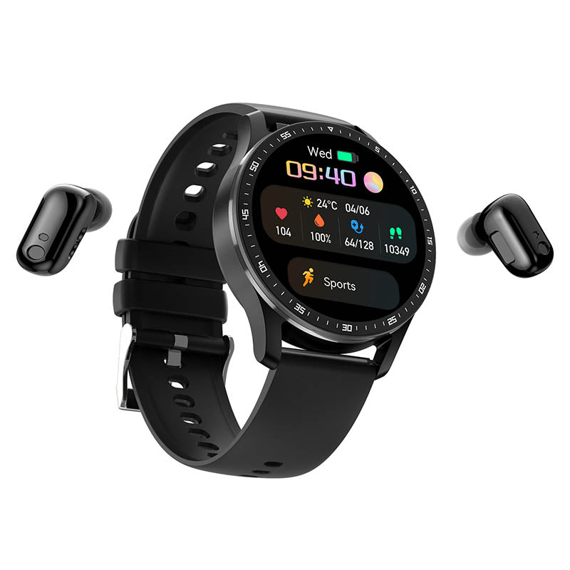 SmartWatch ProConnect | Aktivitetsarmband med Bluetooth-hörlurar