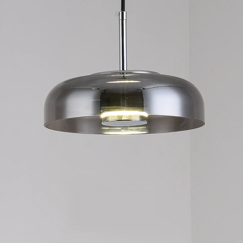Stilren Glaspendel med Justerbar Höjd & LED-Kompatibilitet