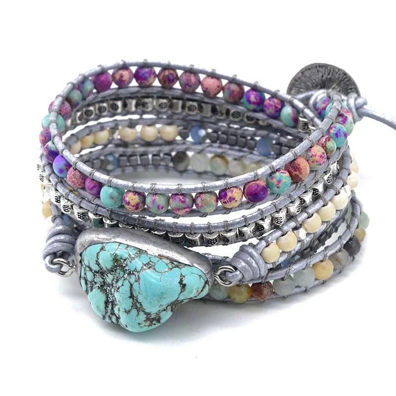 HealingWrap Armband i Turkos - Harmoni och Skydd