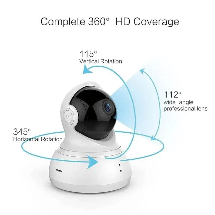 Smart Babyvakt med 360° Mörkerseende och Tvåvägs Audio