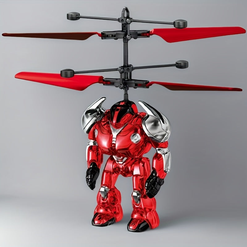 Transformerbar Mecha Stridshelikopter – Enkel Kontroll och Smidig Flygning