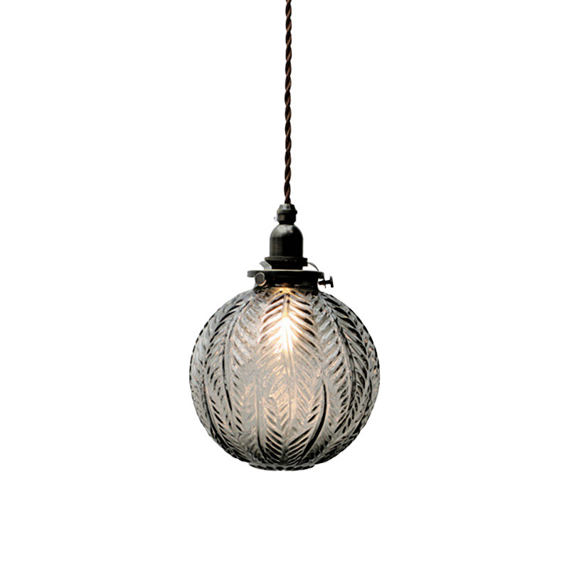 Vintage Glasloftlampe – Tidløs Elegance til Dit Hjem