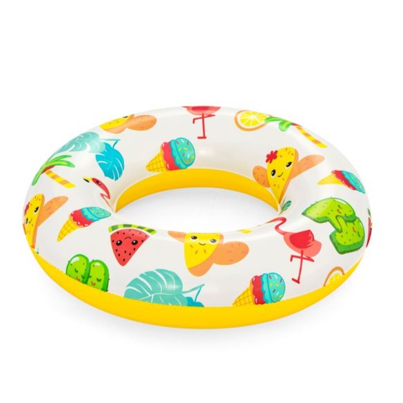 Sommarlek för hela familjen - Uppblåsbar pool med strandboll och badring