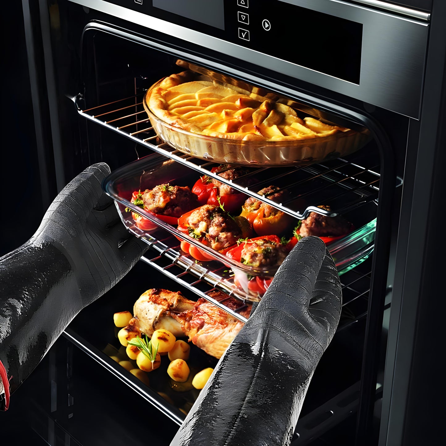 Højtemperatur Grillhandsker - Beskytter dine hænder effektivt