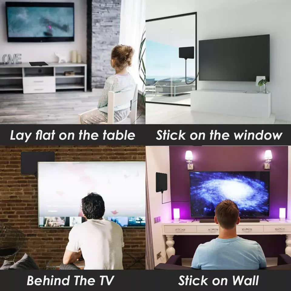 Inomhus 4G TV-antenn med hög signalstyrka för 4K TV