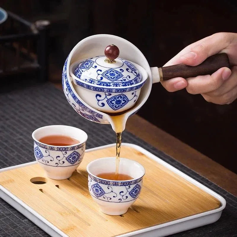 Gongfu teservis i porslin – tidlös elegans, perfekt för te