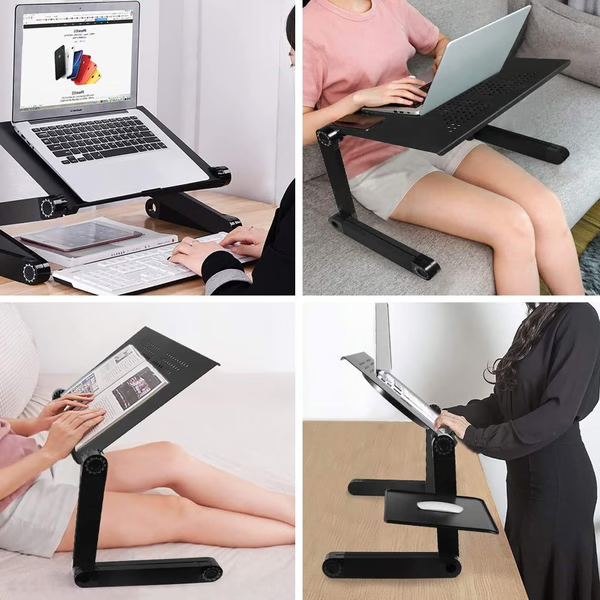 Ergonomisk Laptop Stand | Justerbar & Fleksibel | Reducer Belastning