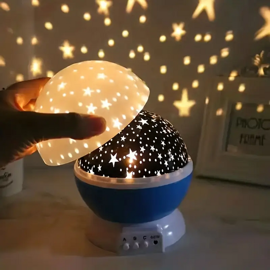360° Stjerneprojektor | Fortryllende Natlampe med LED
