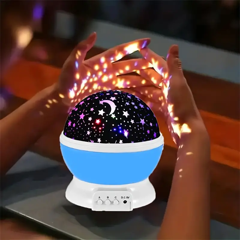 360° Stjerneprojektor | Fortryllende Natlampe med LED