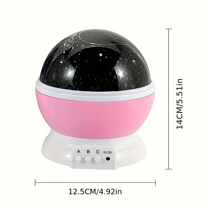 360° Stjerneprojektor | Fortryllende Natlampe med LED
