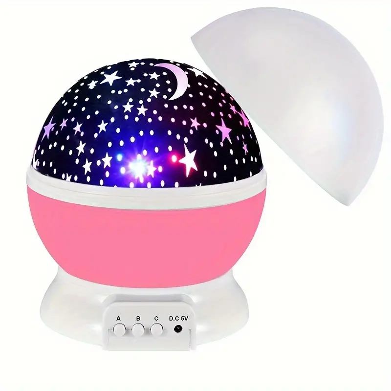 360° Stjerneprojektor | Fortryllende Natlampe med LED