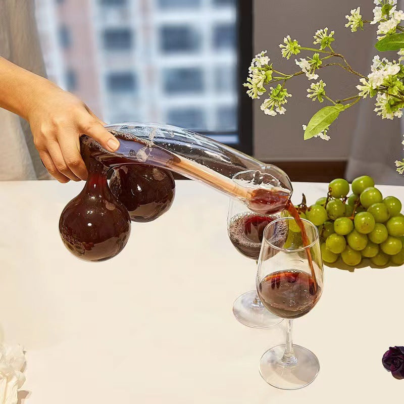 Glasdekanter | Elegant design med 650 ml kapacitet | Transparent