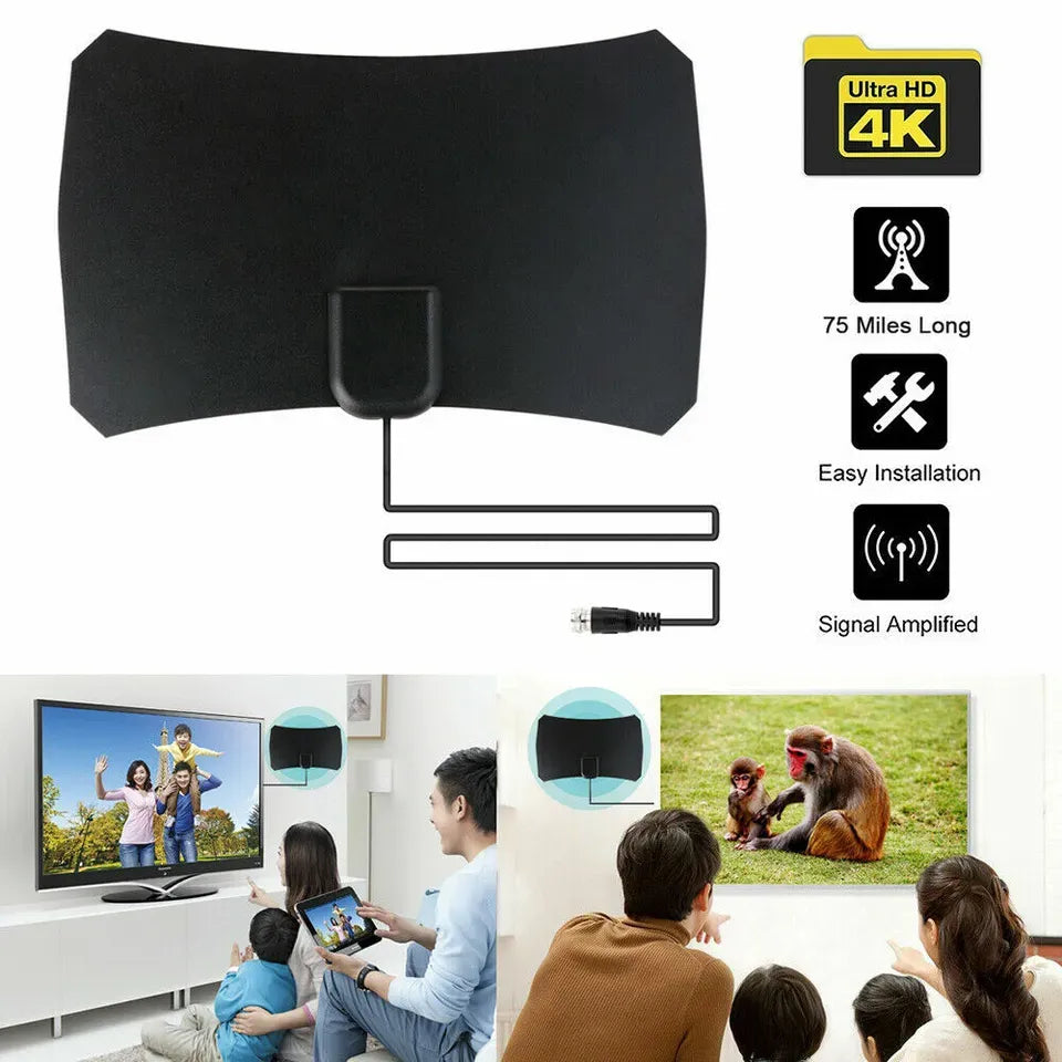 Indendørs 4G TV-antenne – Krystalklar 4K HD Freeview-modtagelse