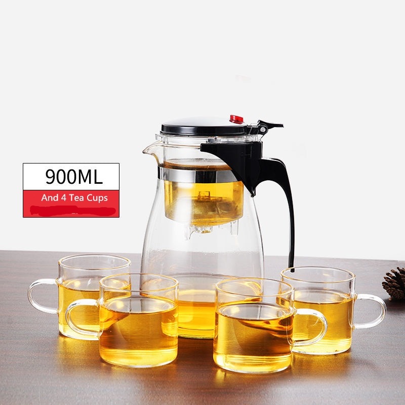 TeaTime Varmebestandig Glas Teapot
