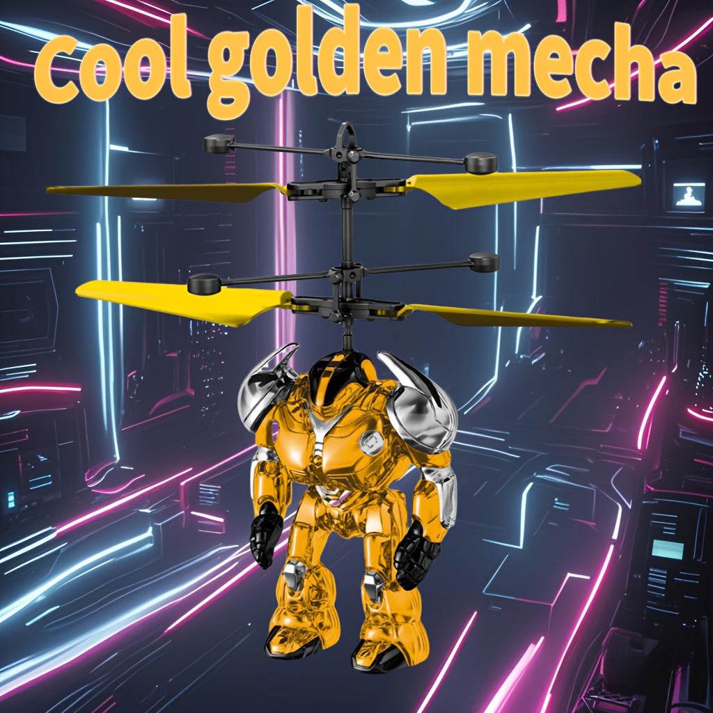 Transformerbar Mecha Stridshelikopter – Enkel Kontroll och Smidig Flygning