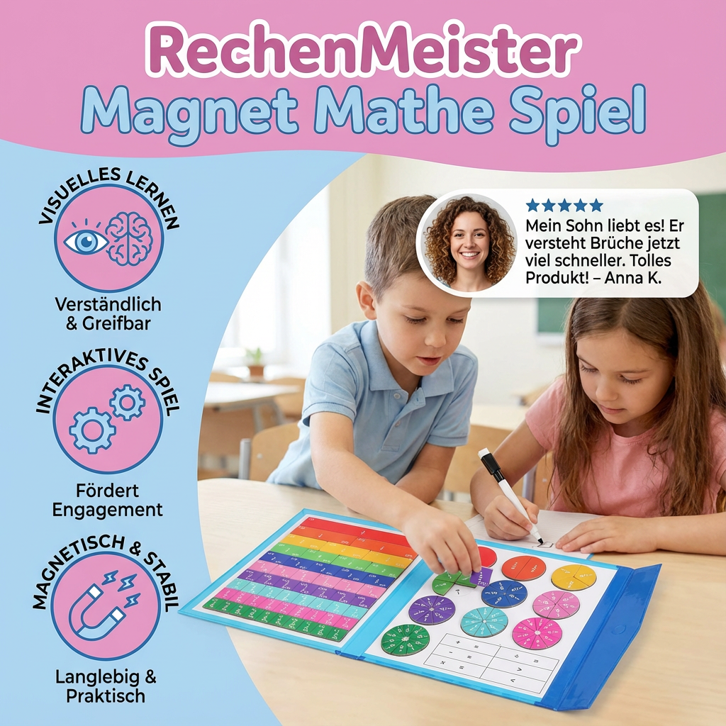 Matematisk Magnetspil med RechenMeister