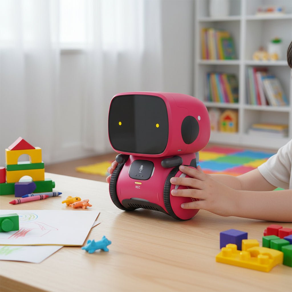 Interaktiva STEM Robotleksaker med Röstaktivering för Barn