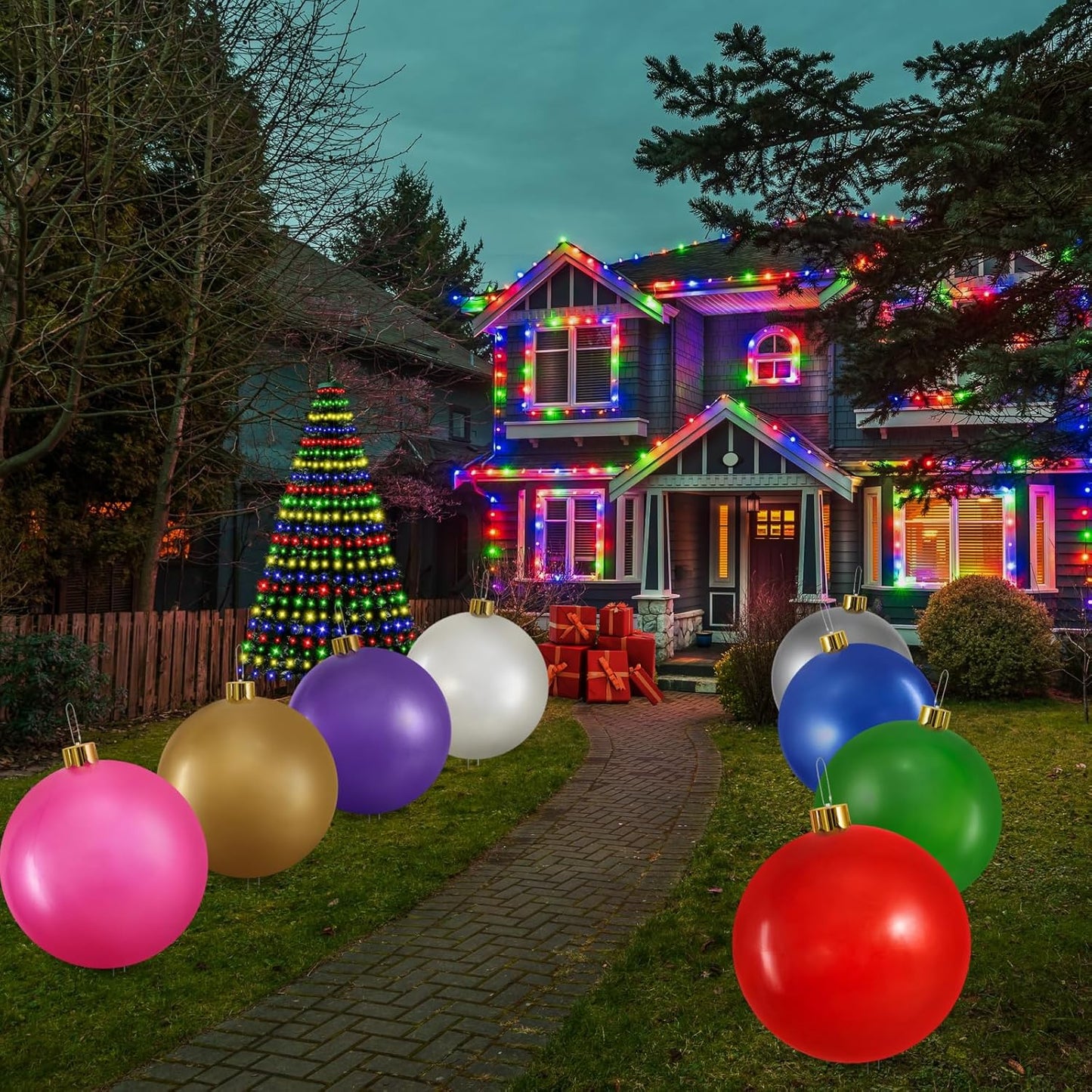 Stor oppustelig julekugle - MerrySphere