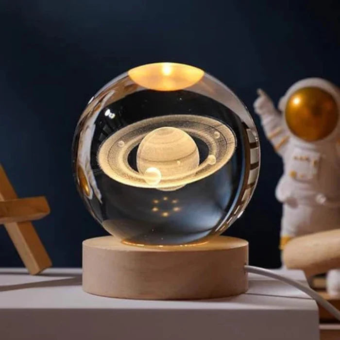 3D Galakse Lampe med Blidt Lys til Ro og Magi i Hjemmet