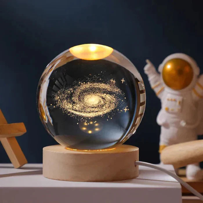 3D Galakse Lampe med Blidt Lys til Ro og Magi i Hjemmet