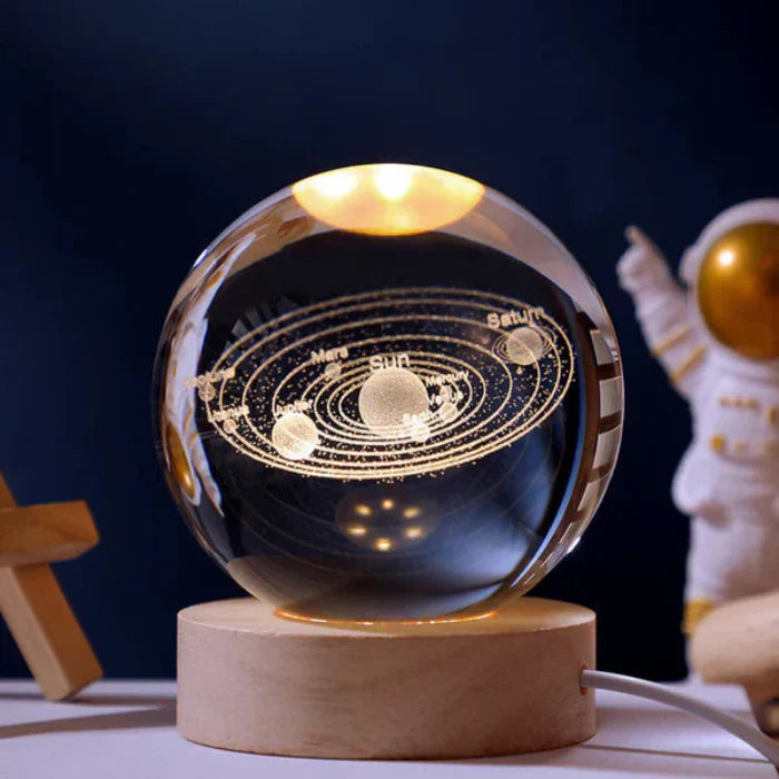 3D Galakse Lampe med Blidt Lys til Ro og Magi i Hjemmet