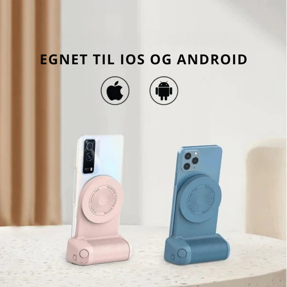 Skridsikkert Mobilgreb med 360° Rotation for Perfekte Optagelser
