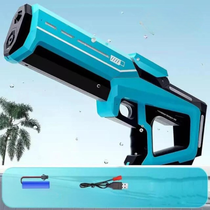 Automatisk Vandpistol med 1L Reservoir og 10m Rækkevidde – Sommersjov