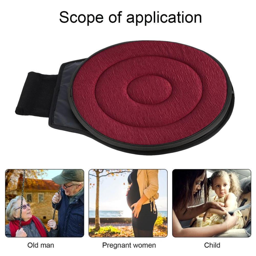 360° Dreje Pude | Ergonomisk og Skridsikker | Til Bil, Kontor og Hjem