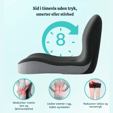 Ergonomisk Sædepude til Smertelindring og Optimal Komfort