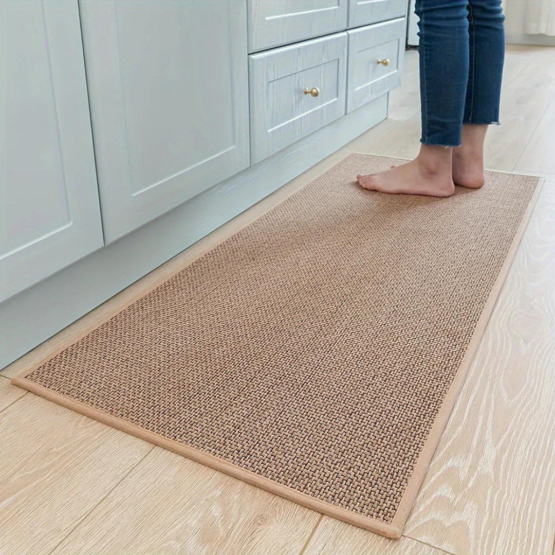 Elegant og Holdbar Indendørs Dørmåtte 50x80 cm Beige