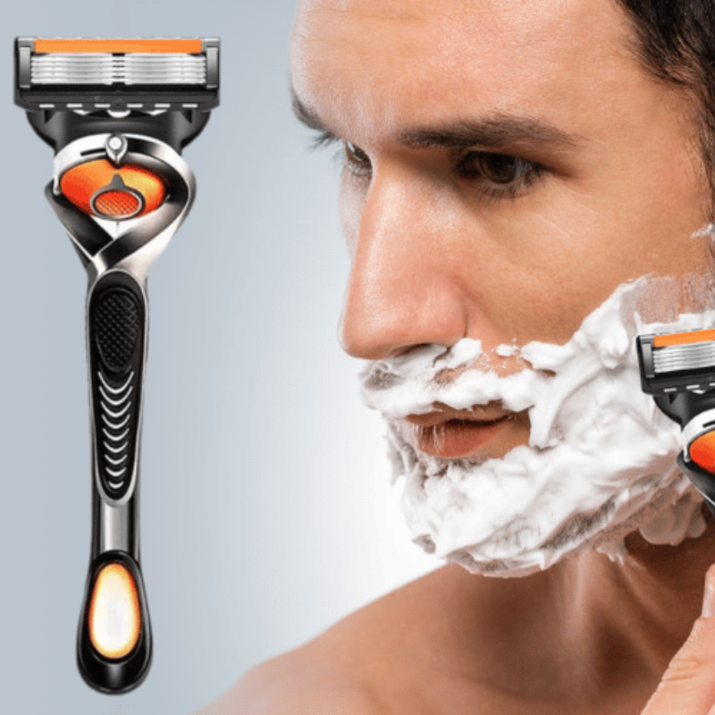 Perfekt Barbering med GlideRazor – Ingen Irritation
