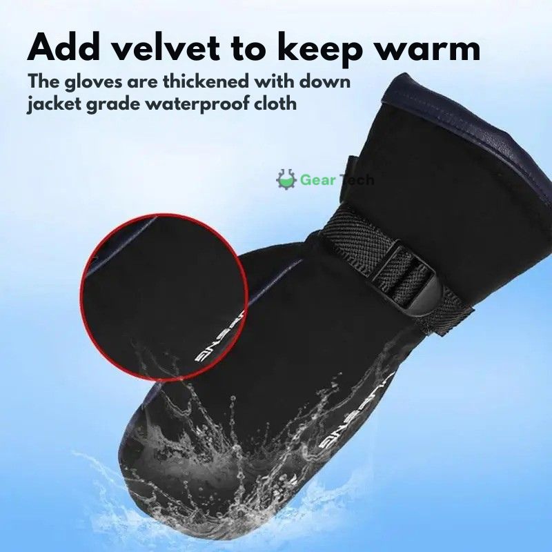 USB-opvarmede handsker | Tilslut og brug, varme på begge sider, vandtæt design, ideelle til skiløb og daglig beskyttelse mod kulde