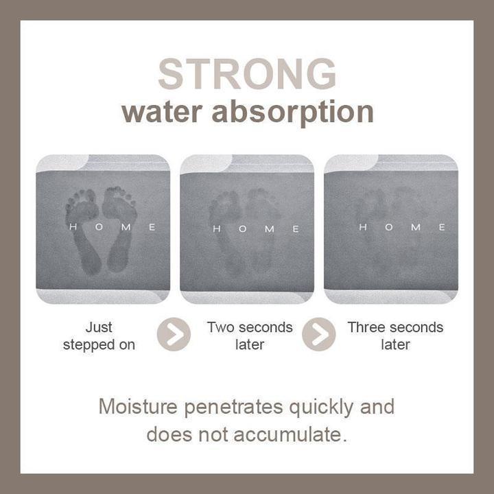 Superabsorberande och snabbtorkande badrumsmatta - AquaEase
