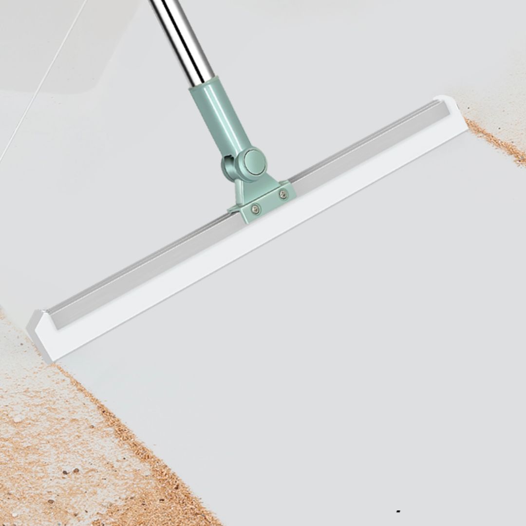 SmartClean Pro | Ergonomisk skyffel med silikonborstar för alla golvtyper