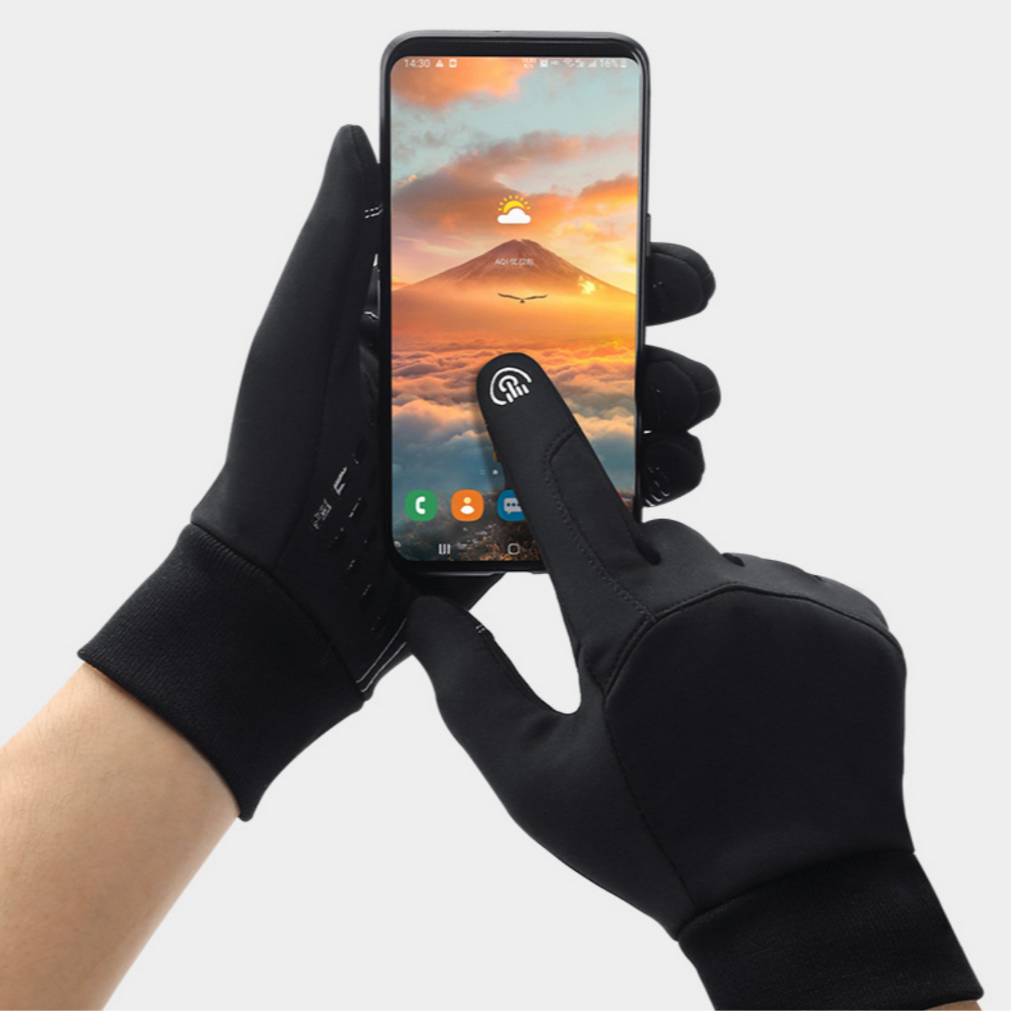 Eindhoven Touch PRO - Hantera smartphone med torra och varma händer