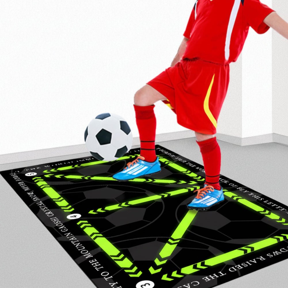 Fotbollsträningsmatta för dribbling och koordination