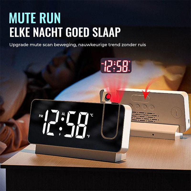 Moderne Vækkeur med Projektorfunktion | Praktisk Digital Alarm