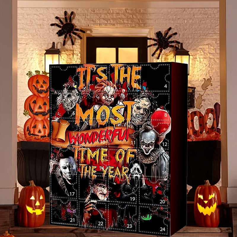 Halloween Adventskalender med figurer fra skræmmende film
