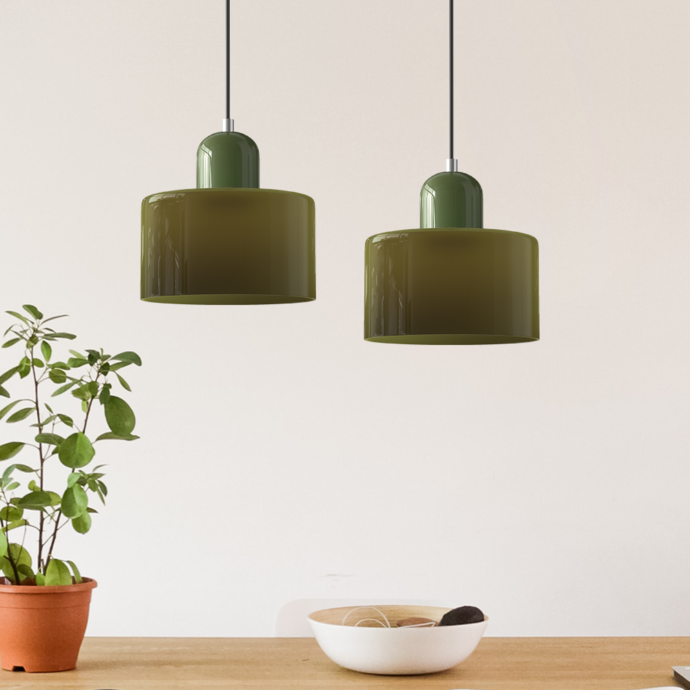 Elegant Glaspendel med Justerbar Højde – Perfekt til Moderne Hjem