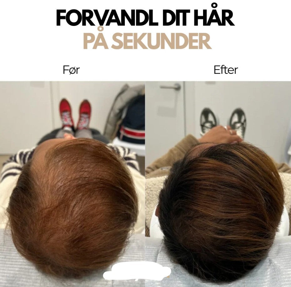 Naturlig Hårpudder til Øjeblikkelig Fylde & Dækning