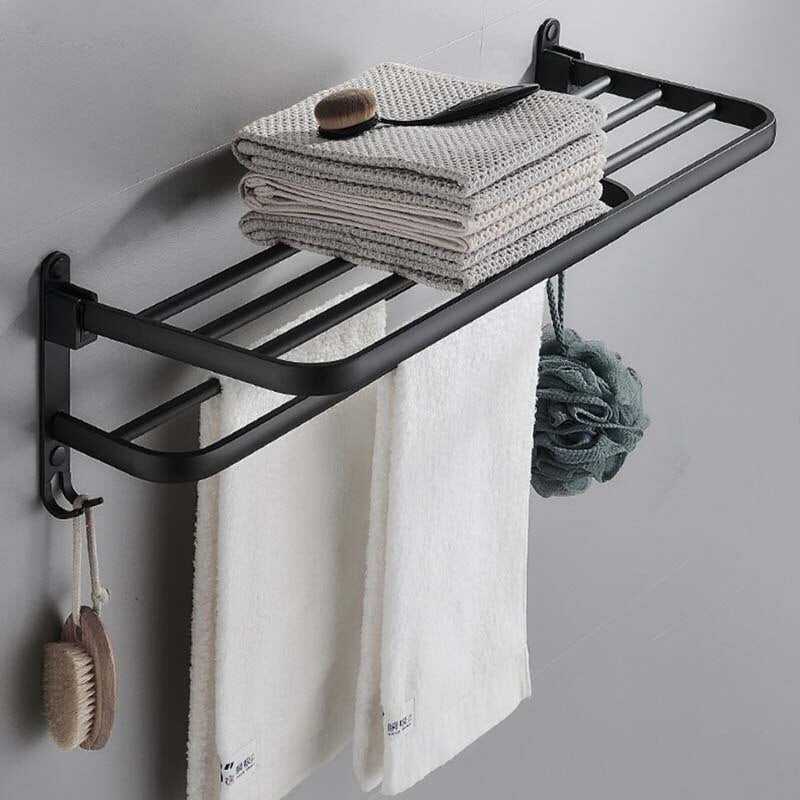 Easy Organizer Bathroom Aluminium Foldbar Håndklædeholder
