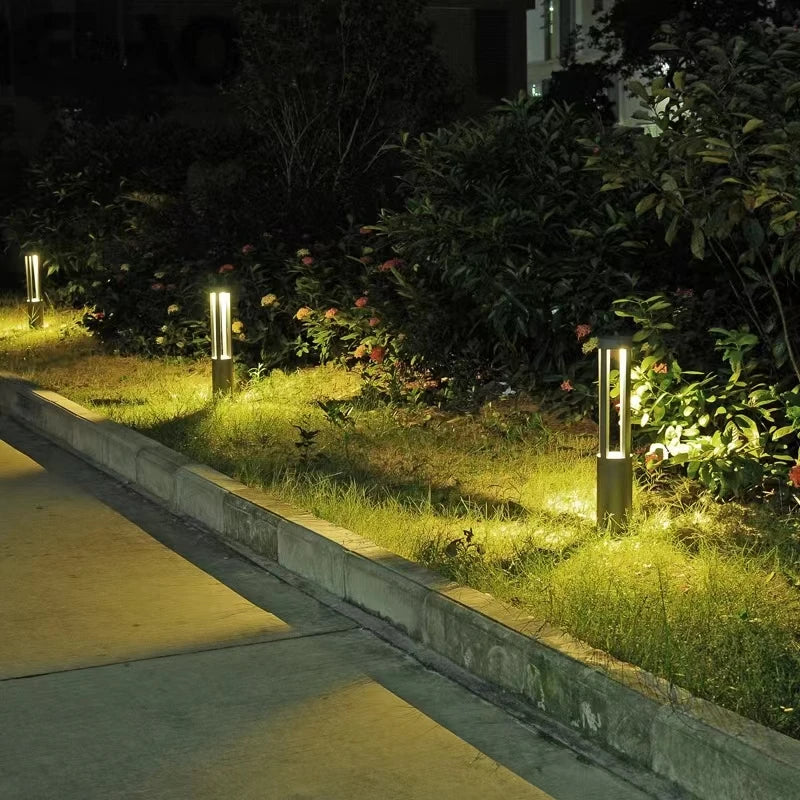 Energieffektiv LED-trädgårdslampa i väderbeständigt aluminium