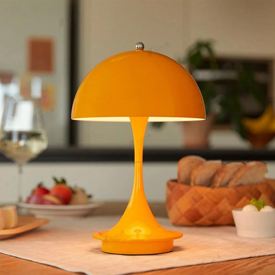 Elegant LED-bordslampa med justerbar ljusstyrka och uppladdningsbar