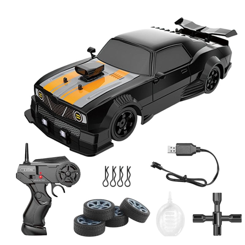 Snabb RC Driftbil med 4WD – Perfekt för Lek Inomhus och Utomhus