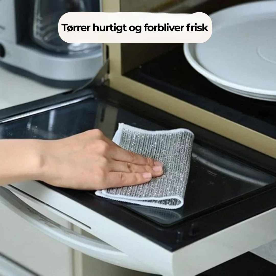 Effektiv Ståltrådsklud: Skånsom Rengøring Uden Kemikalier