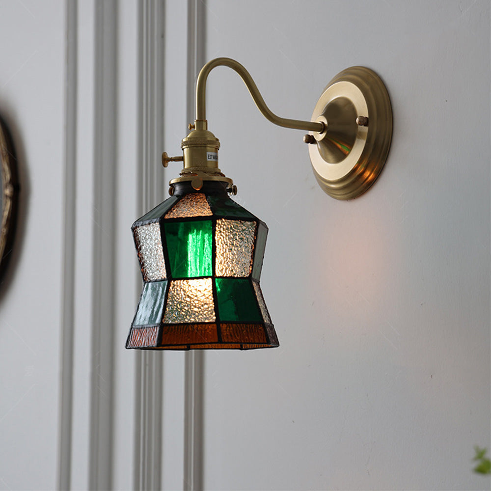 Væglampe med Vintage Glas – Stilfuld og Stemningsfuld Belysning