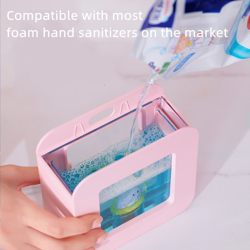 Söt Pet Transparent Automatisk Tvåldispenser