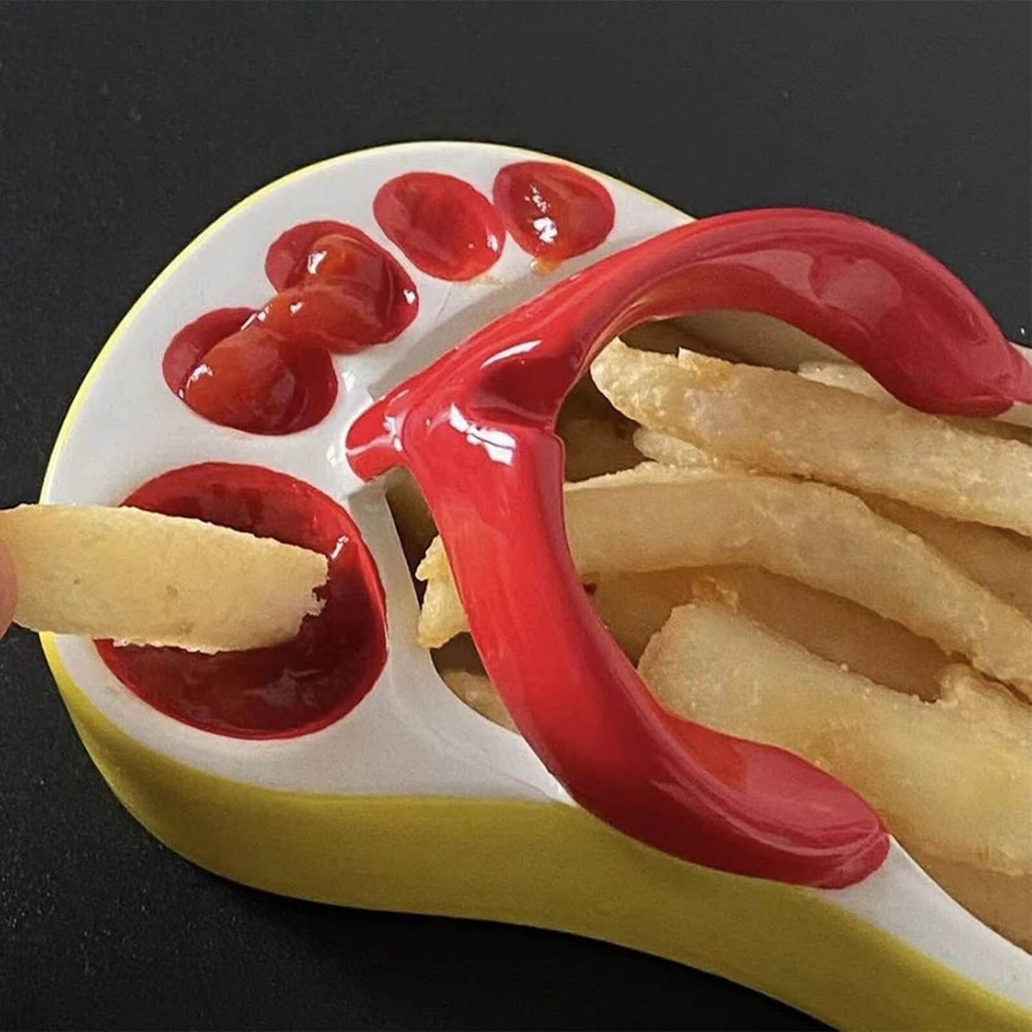 Keramisk Flip Flop Mad Serveringsskål